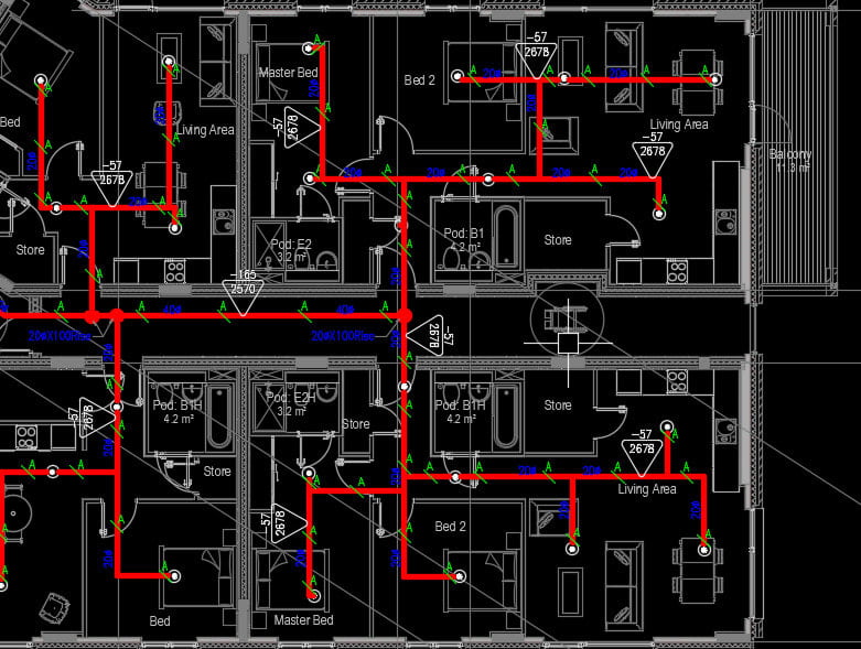 Firefighting Drawing Drafting 1