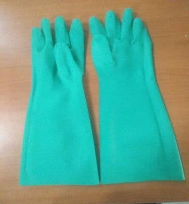 Industrial Nitrile Gloves-13 Inch Nitrile Flock Line Gloves2